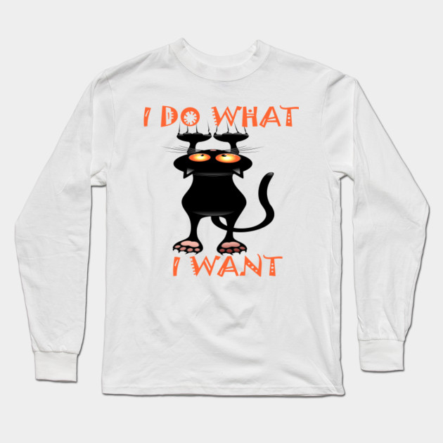 Funny Cat Shirt I Do What I Want With My Cat Shirt Funny Cat I