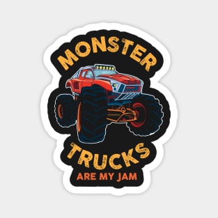 MONSTER TRUCK: Monster Trucks Are My Jam Magnet