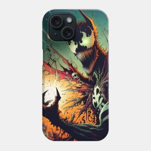 Embrace Darkness with Spawn: Legendary Art and Hellspawn Designs Await! Phone Case