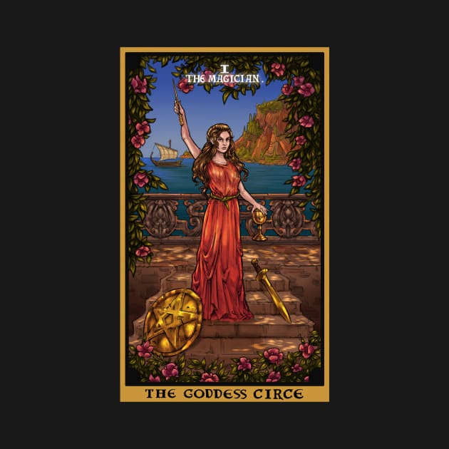 The Goddess Circe The Magician Tarot Card by TheGhoulishGarb