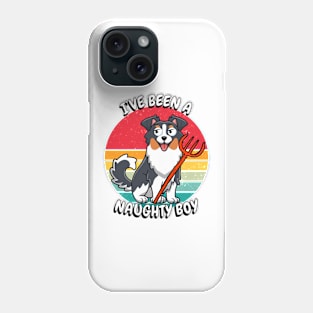 ive been a naughty boy - collie Phone Case