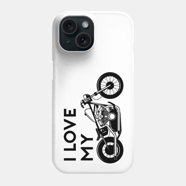 I love my bike Phone Case by Dosunets