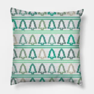 Yule Christmas Tree Pattern Pillow