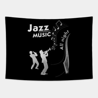 Jazz music,all night Tapestry