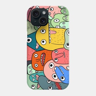 Amazing Doodles Monsters T-shirt & Gift Accessories Phone Case