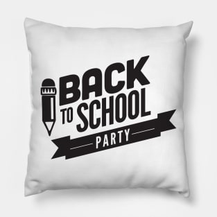 Back to School Party Funny Student Teacher Kids Pillow