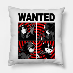 Wanted Poster (Black) Pillow