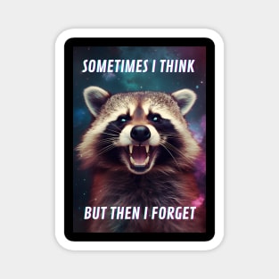 Funny Aesthetic Trash Panda Raccoon Internet Meme Magnet