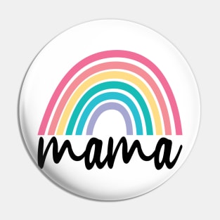 Rainbow Love mama Pin