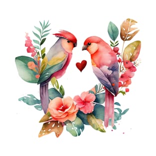 two beautiful love birds T-Shirt