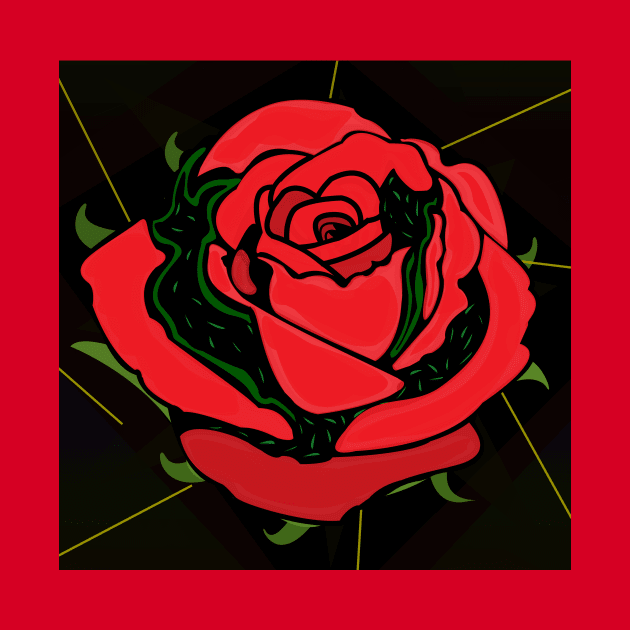 Red Rose by momomoma