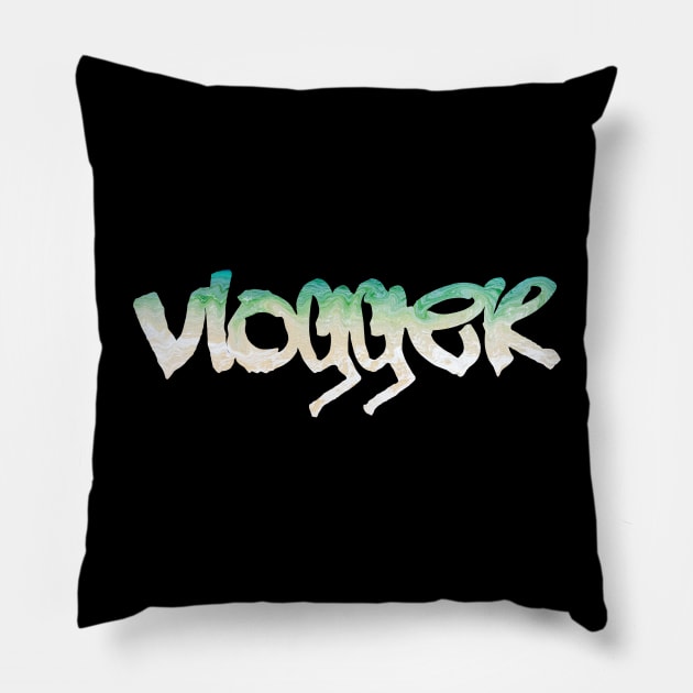 Vlogger Pillow by thehollowpoint