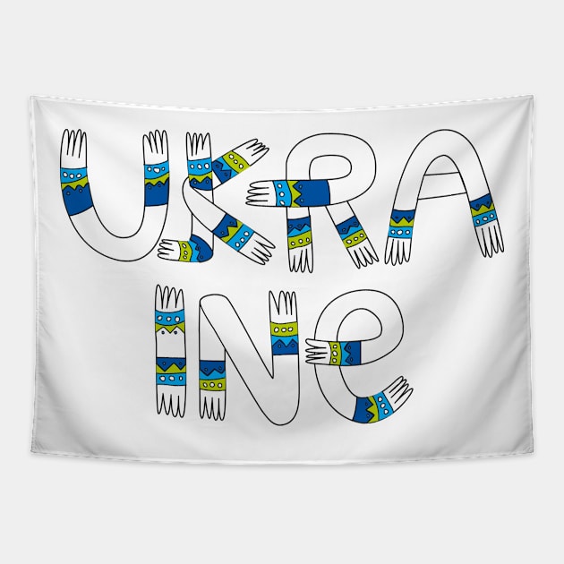 Ukraine Towel Tapestry by Olga_kart