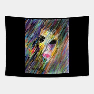 Colorful portrait Tapestry