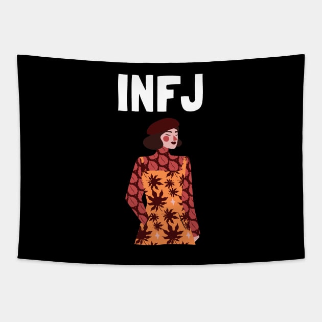 INFJ Tapestry by Doddle Art