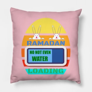 RAMADAN LOADING NOT EVEN WATER-BUNNY Pillow