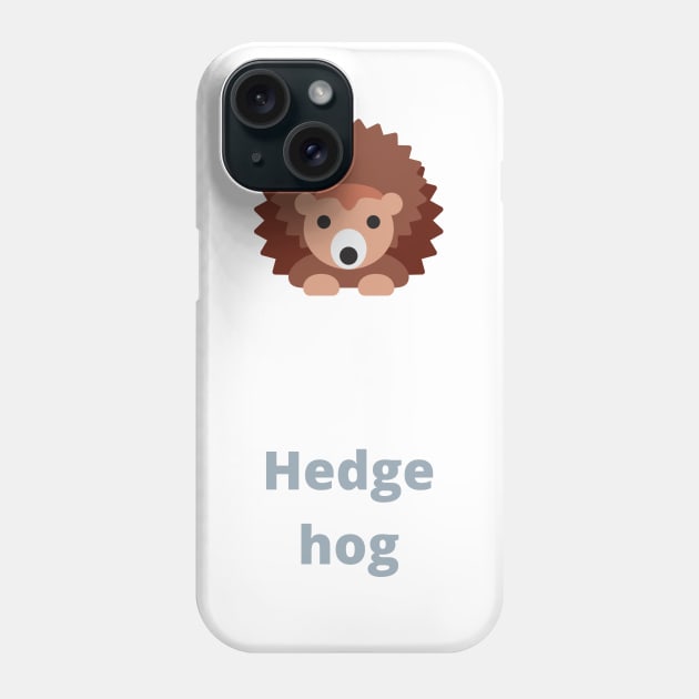 Hedgehog Person - Hedgehog Phone Case by PsyCave