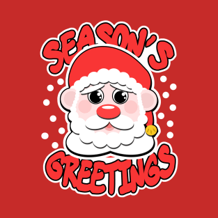 Season's Greetings Santa T-Shirt
