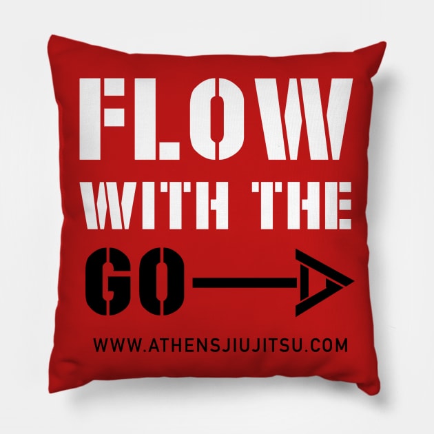 FLOW WITH THE GO Pillow by AmericanBlackBeltAcademy