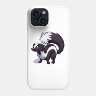 Cute Skunk Drawing Phone Case