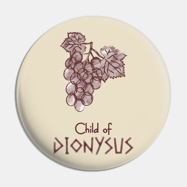 Child of Dionysus – Percy Jackson inspired design Pin by NxtArt