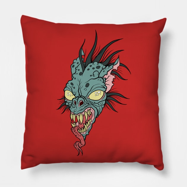 Chupacabra Pillow by ReclusiveCrafts