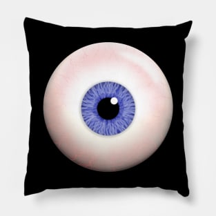 Weird Staring Bloodshot Human Hovering Eyeball Pillow