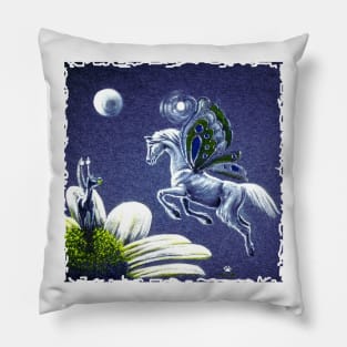 Butterfly Pegasus Mare and Foal Pillow