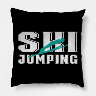 Ski Jumping Novelty Extreme Winter Sports Gift Pillow