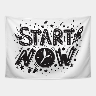 Start Now Motivation Tapestry