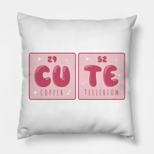 Cute periodic table Pillow