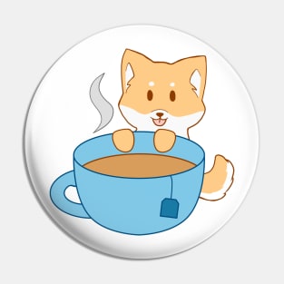 Shiba Inu Tea Pin