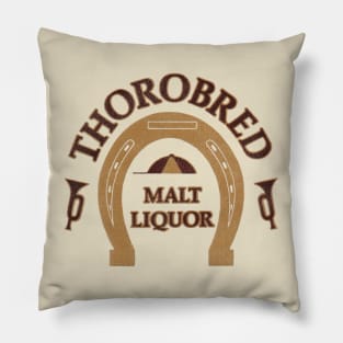 Thorobred Malt Liquor Beer Retro Defunct Breweriana Pillow