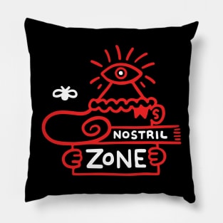 Official Nostril Zone Shirt Pillow