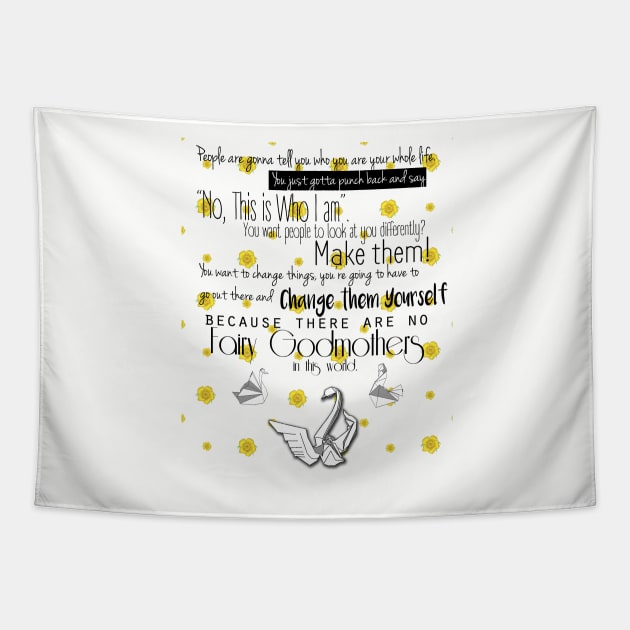 No Fairy Godmothers Tapestry by Scribble Creatures