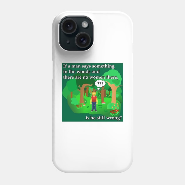 If a man says........ Phone Case by Perfect Sense