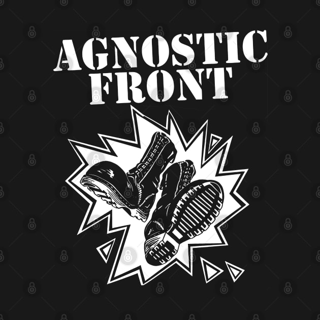 Agnostic Front White Design by sobermacho