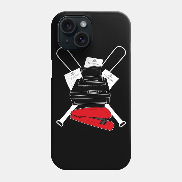 The Stapler, the Printer and the TPS Report Phone Case by Meta Cortex