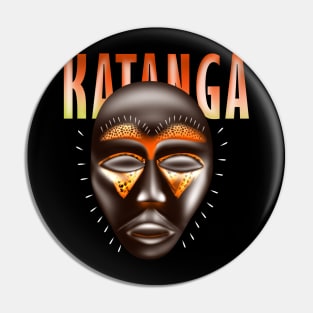 Katanga, african mask Pin