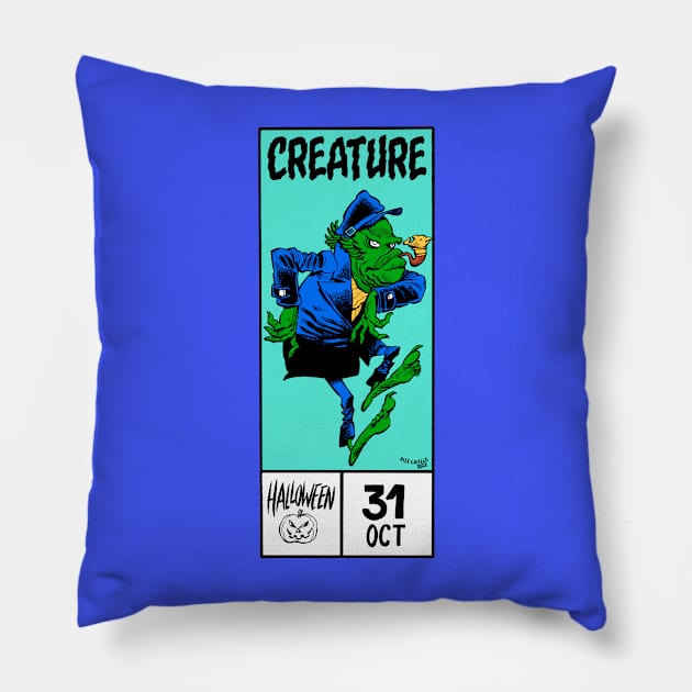 Creature Pillow by alexgallego