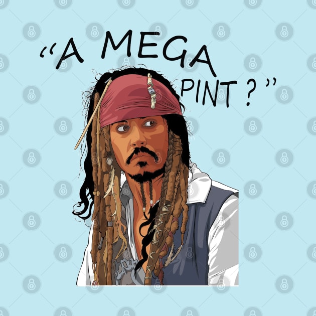 Johnny Deep: " a mega pint ? " by sayed20