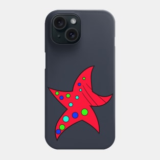 Red Starfish Phone Case