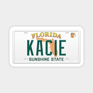 Kacie License Plate - FL Magnet