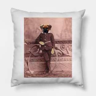 Sepia Copy of Boxer Boy Pillow