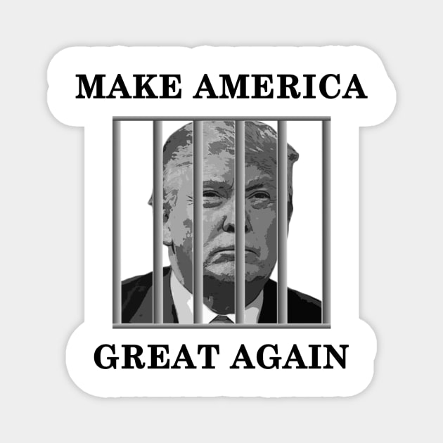 Trump Behind Bars Magnet by topher