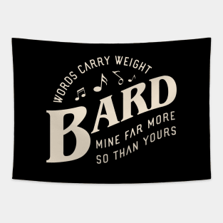 Bard Words Carry Weight Tabletop RPG Tapestry