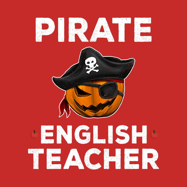 Pirate Teacher Funny Halloween Party Gift for Teach Dad Mom by kaza191