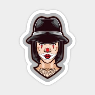 Clown girl Magnet