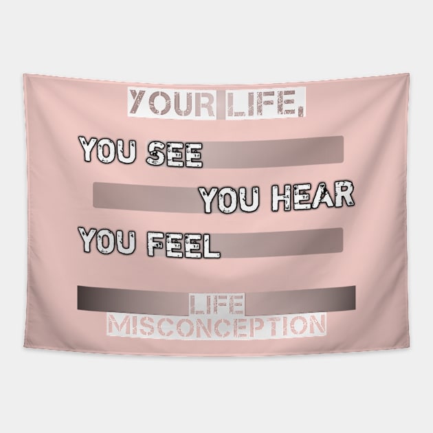 Your Life / ROSE GOLD Tapestry by Bluespider