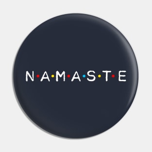 Namaste Astrologist Spiritual Yoga Gift Teacher Vintage Pin